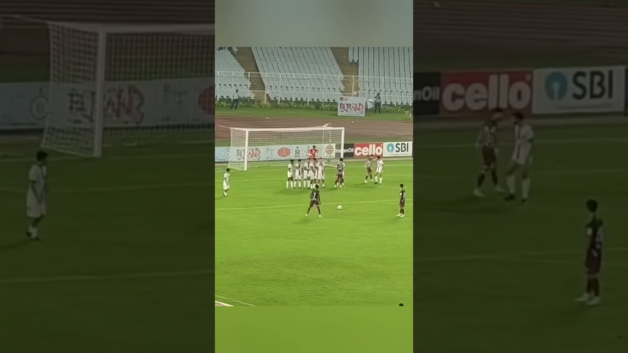 Liston Colaco  free kick ❤️💚| Goal 🔥🔥| #mohanbagan #india #durandcup2025 #status #shorts