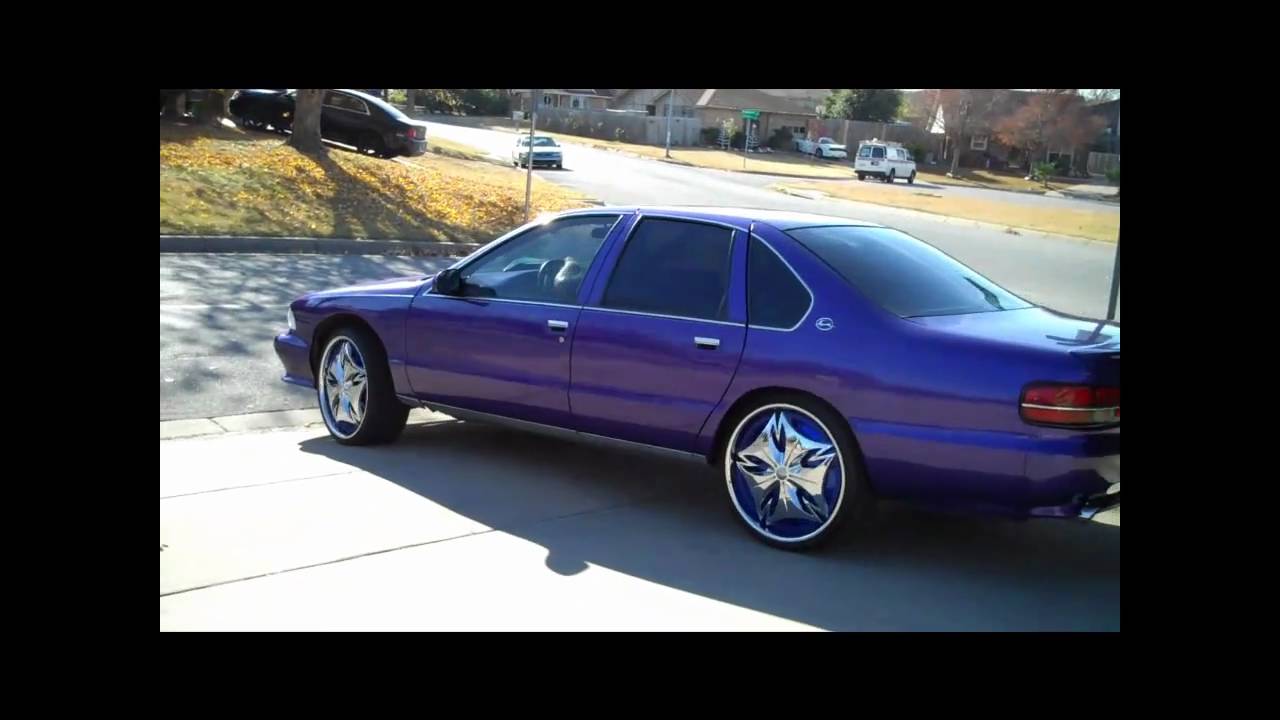 2011 95 SS Caprice On Dub Floaters...Wet Purple Paint