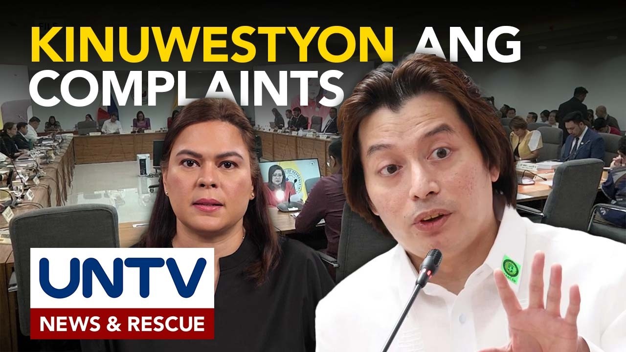 Kampo ni VP Sara, may tugon na impeachment complaints laban sa Bise Presidente