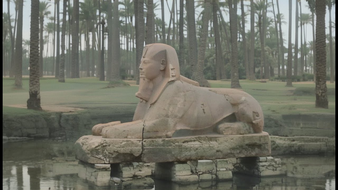 Rare Historical Video Footage of Egypt from 1930's - Restored and Colorized
