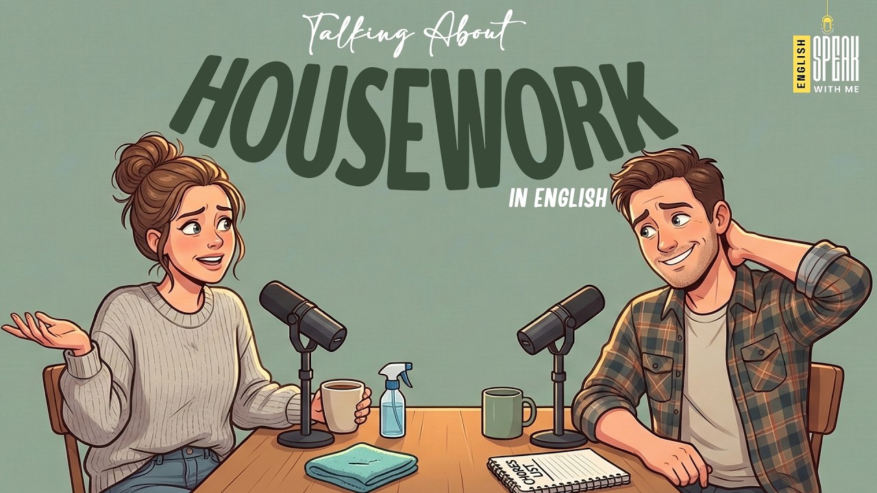 Let’s Talk About Housework in English | Easy English Podcast for Beginners