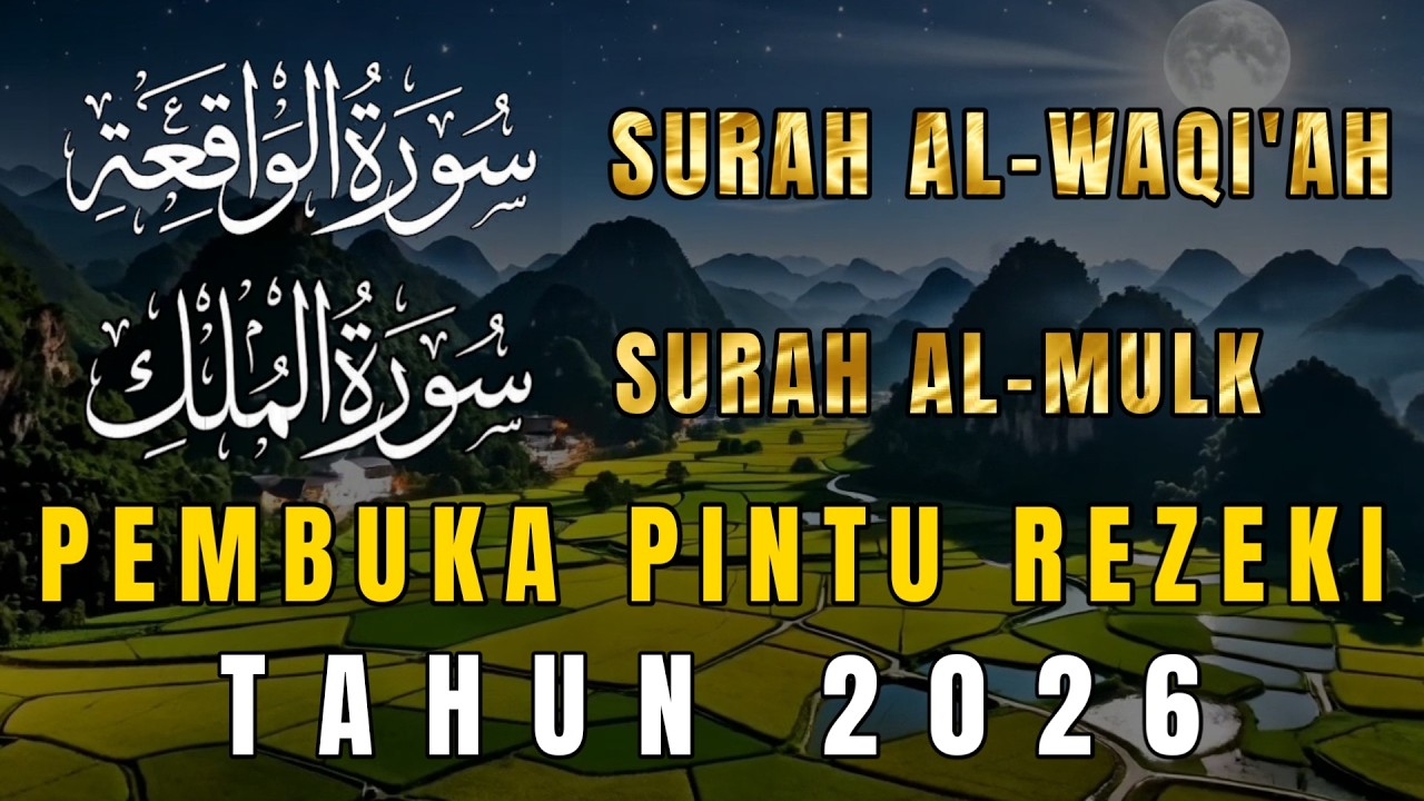 SURAT AL-MULK & SURAT AL-WAQI'AH PEMBUKA PINTU REZEKI DI TAHUN 2026