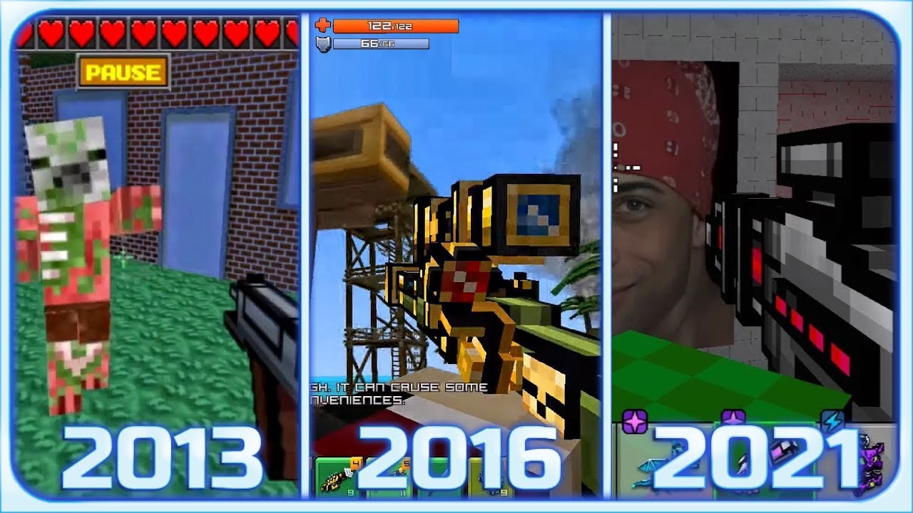 Evolution of Pixel Gun Games 2013-2026