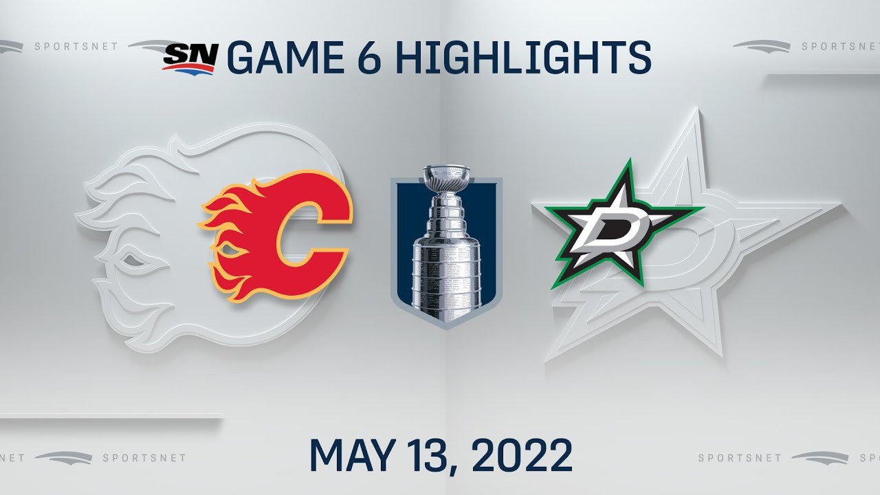 NHL Game 6 Highlights | Flames vs. Stars - May 13, 2022