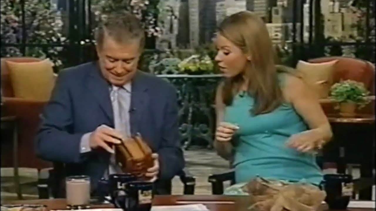 Regis and Kelly Host Chat - April 30, 2001 - Regis's Vacation Recap and Secret Box