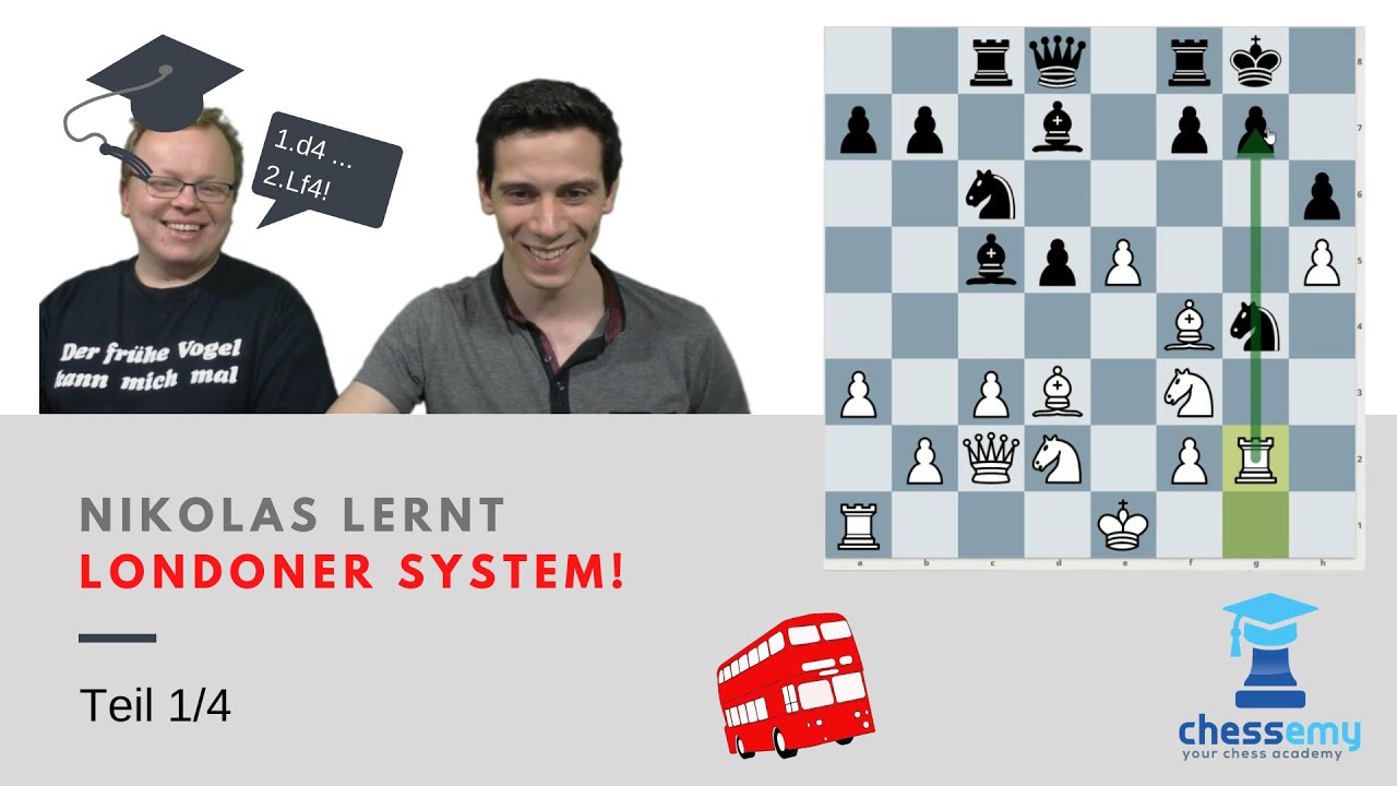 Nikolas lernt Londoner System | Teil 1/4: Gegen 3...c5