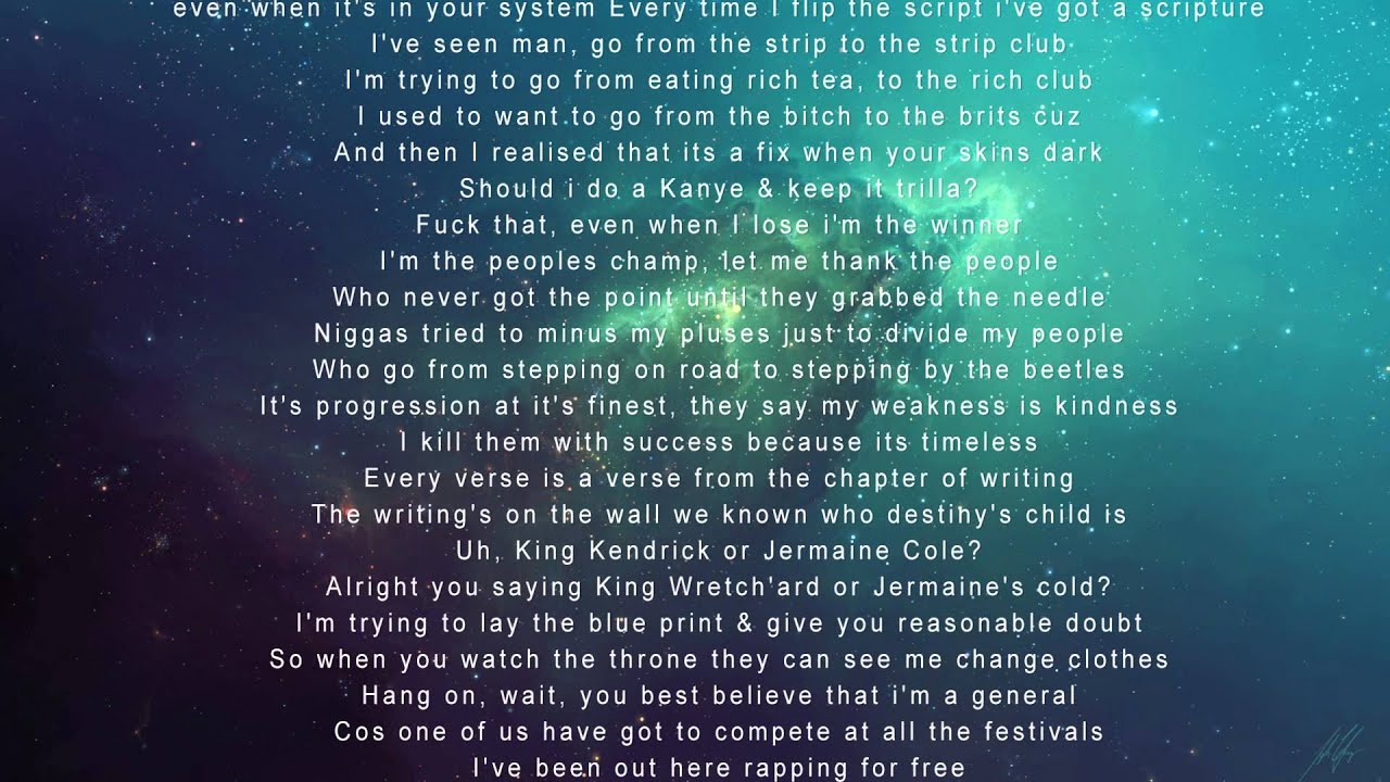 Wretch 32 - Fire In The Booth (FITB) Lyrics Video