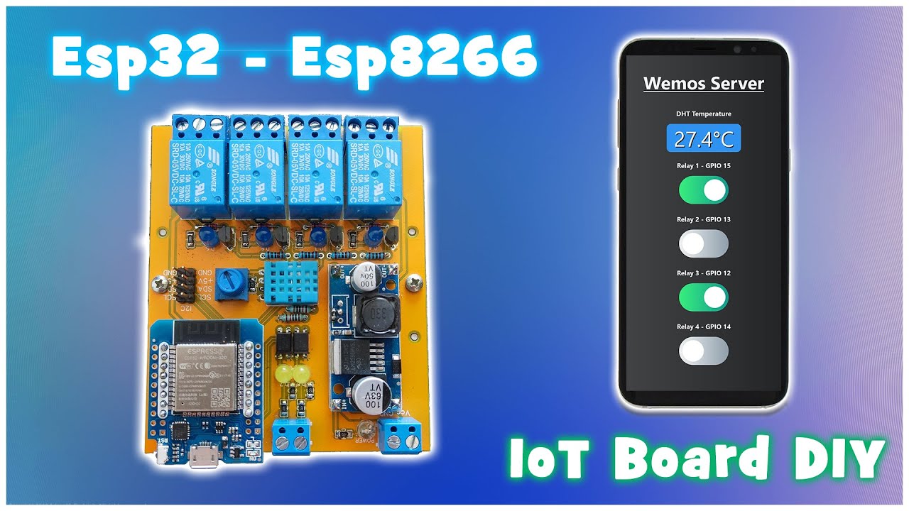 Proyecto IoT - Esp32 - Esp8266 - Servidor Web Asíncrono