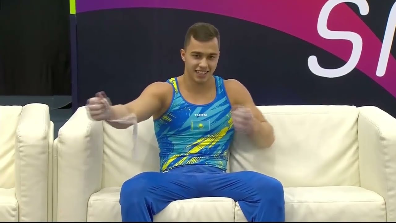 Milad Karimi (KAZ) [HB 15.033🥈] 2026 Baku World Cup_MAG Horizontal Bar Final