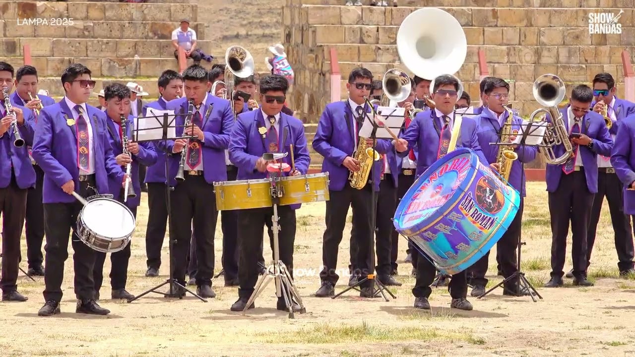 Banda Señoriales SAN ROMÁN 🎺 CONCURSO DE BANDAS fest. VIRGEN INMACULADA CONCEPCION - LAMPA 2025