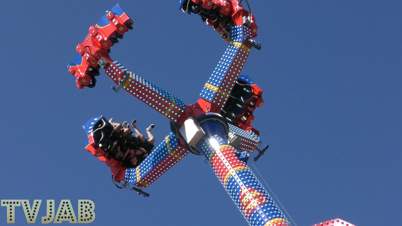 Florida State Fair Superman Ride 4K