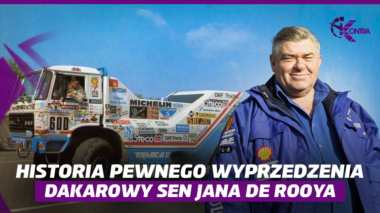 Ciężar&oacute;wka szybsza od aut - historia Jana de Rooya na Rajdzie Dakar | KONTRA RETRO