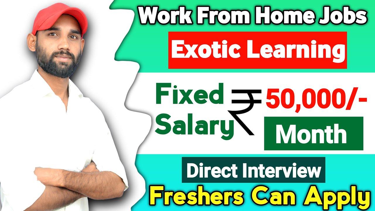 Exotic learning Work From Home Jobs | Salary 51000/Month | anil gautam | Examporium