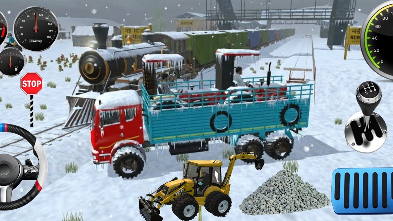 🟢 Lord Htm 🚜 And Swaraj 🚜Tractor load Truck 🚛 Game ||🌨️