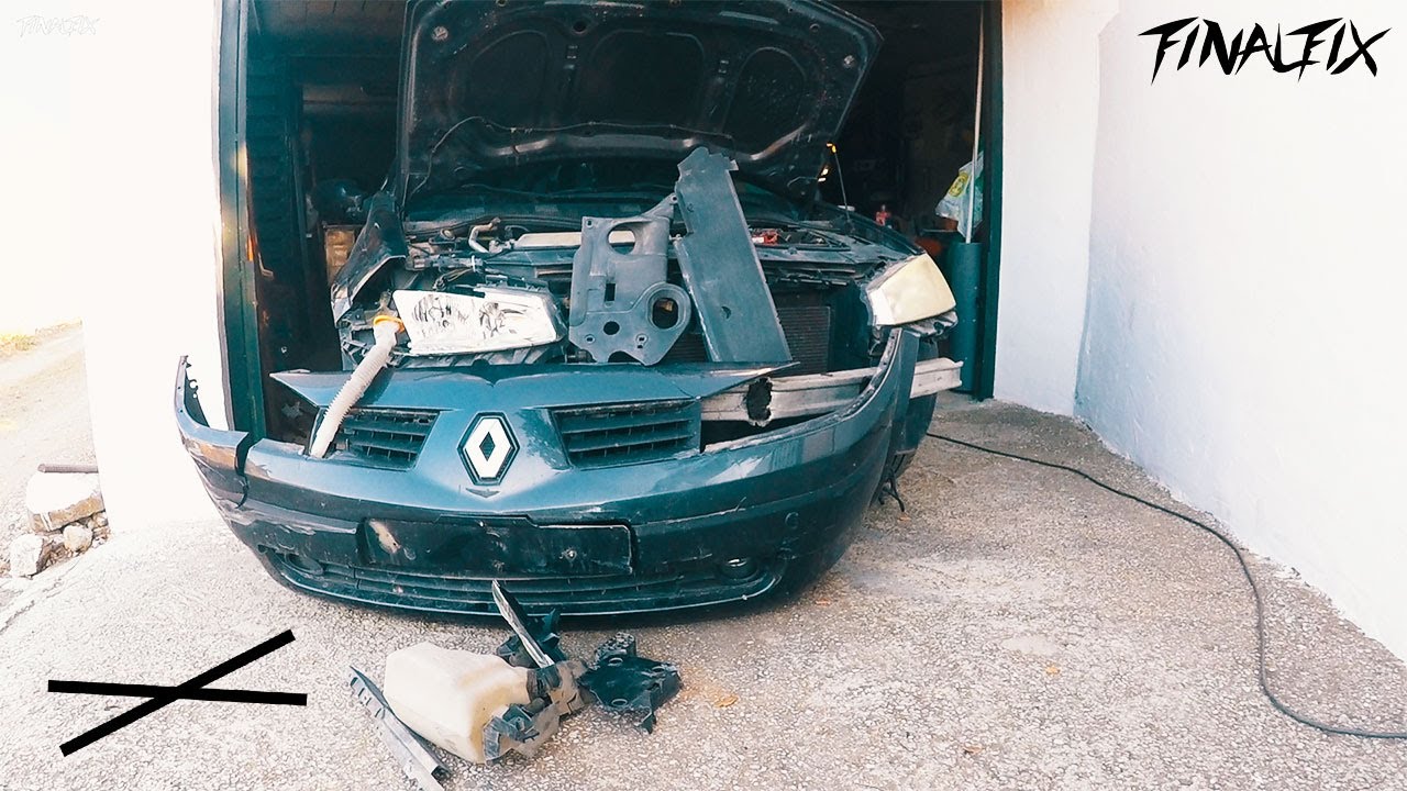 CHOCAMOS nuestro RENAULT MEGANE 2 CC del desguace y lo arreglamos con BRIDAS
