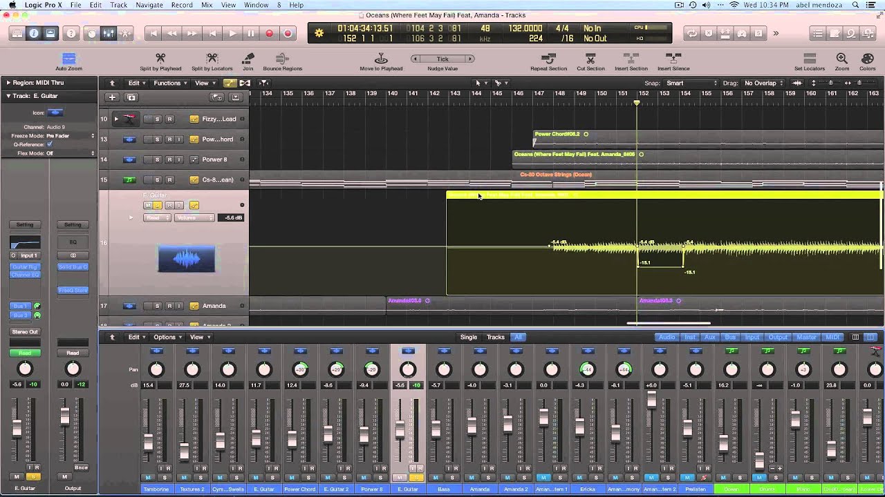 Automatizacion (Tutorial) Logic Pro X - Como Cambiar De Volumen En Solo Cierta Area
