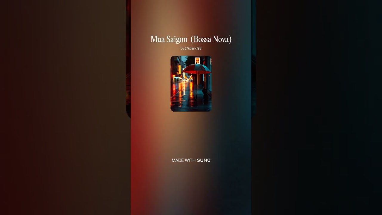 Mưa Saigon (Bossa Nova) Vietnamese song  #vietnameselovesongs #nhacviet #viralvideo