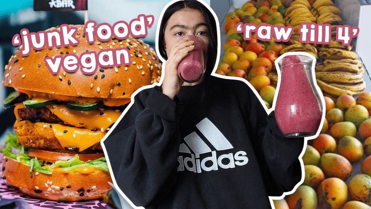 eating DIFFERENT VEGAN DIETS for a week