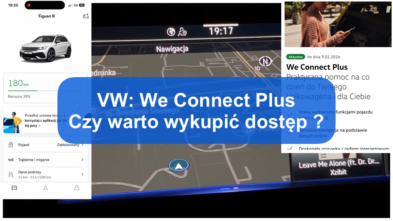 VW We Connect Plus – czy warto wykupić? Opinie, funkcje i cena w Volkswagen Tiguan