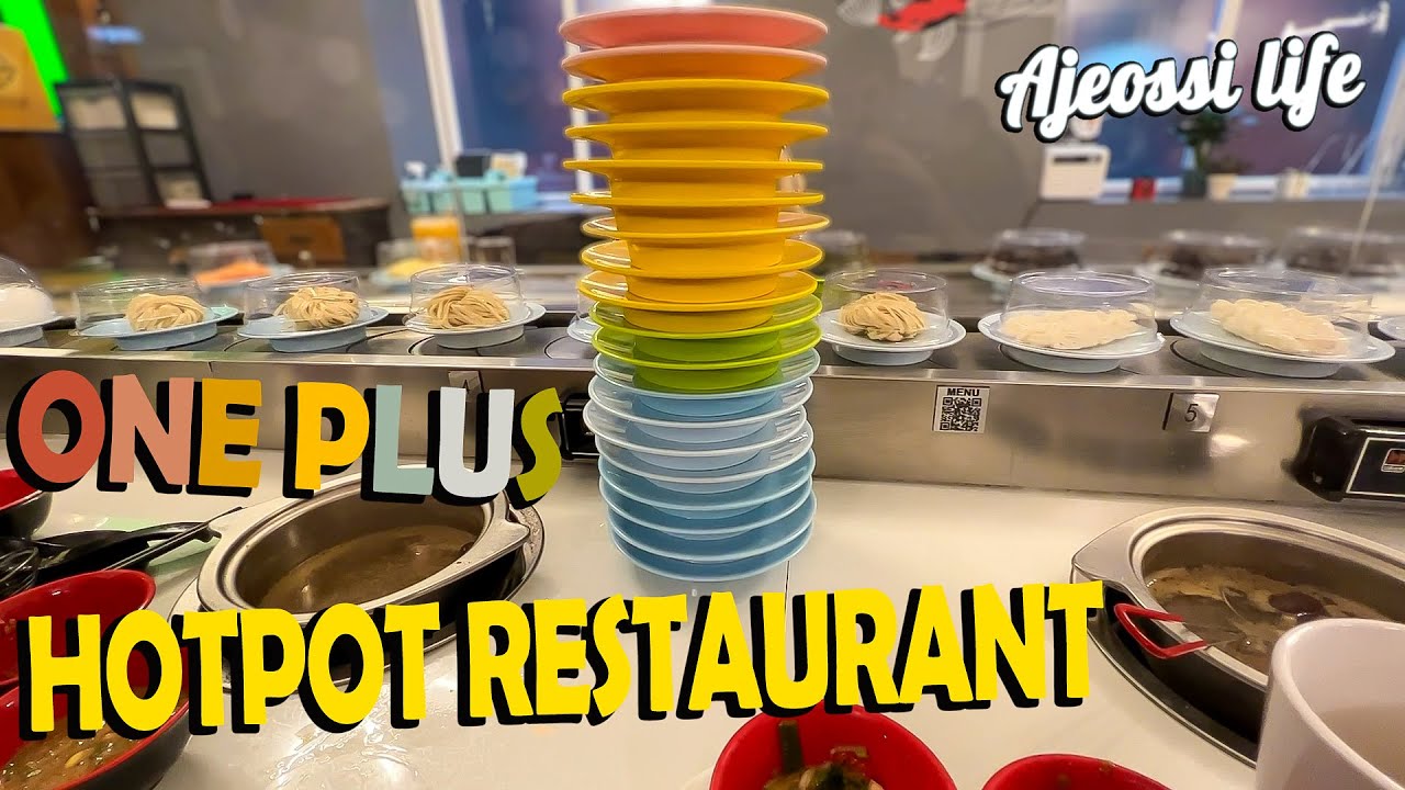 CONVEYOR BELT HOTPOT MANCHESTER! 🍲One Plus Restaurant (ENG SUB)