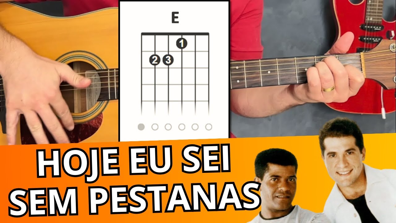 Como Tocar HOJE EU SEI (Simplificada)  - João Paulo e Daniel