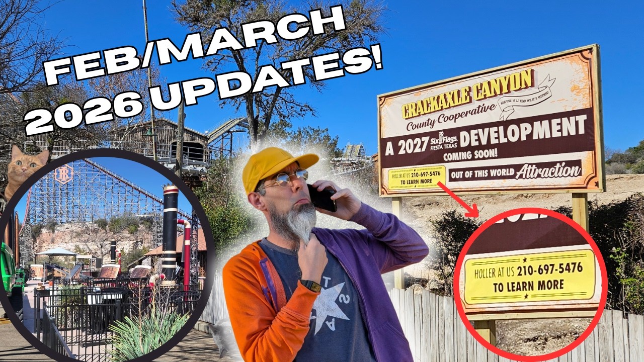 What's New at Six Flags Fiesta Texas? Update Vlog!