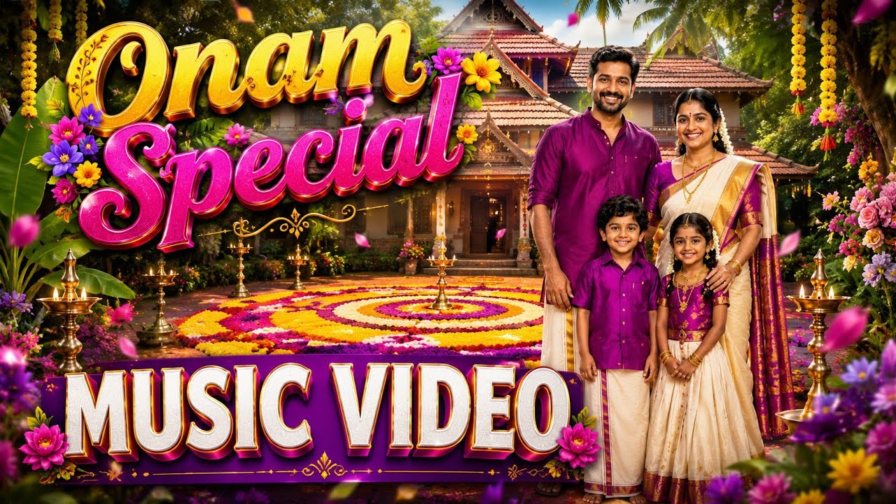 Onam Has Arrived...Music Video | Malayalam | Happy Kid Records