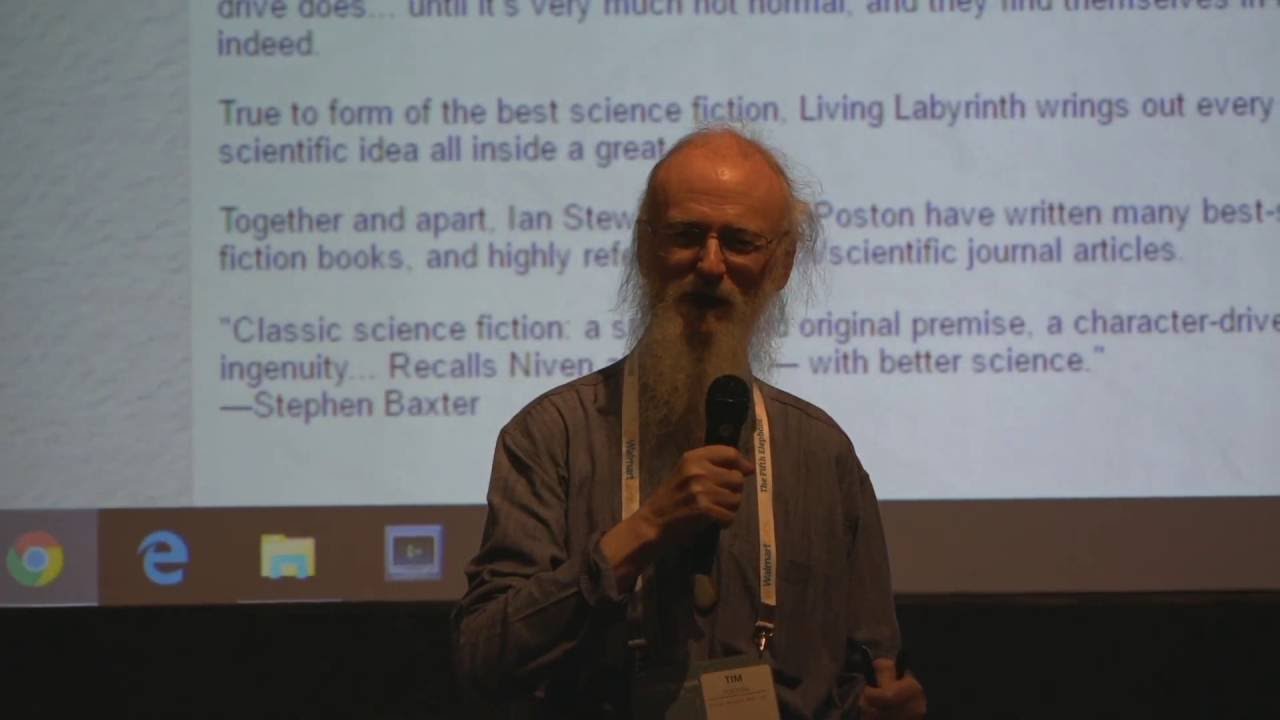 Tim Poston introduces his new book with Ian Stewart, The Living Labyrinth