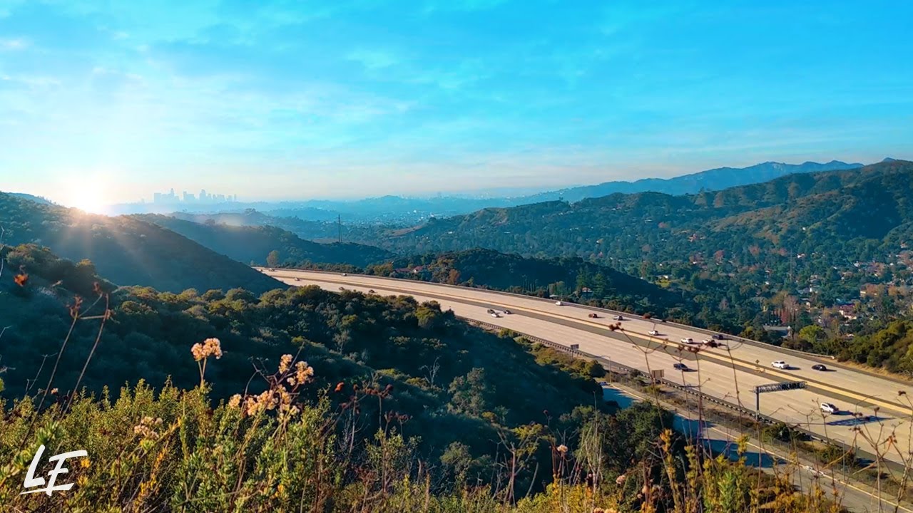 City Freeway Traffic Noise | Los Angeles Highway Sounds | 4K, White Noise, Sleep, Relax, Ambience