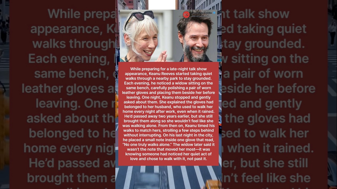 Keanu Reeves Changed His Night Walks After Noticing One Quiet Detail 😭🚶&zwj;♂️❤️&zwj;🩹