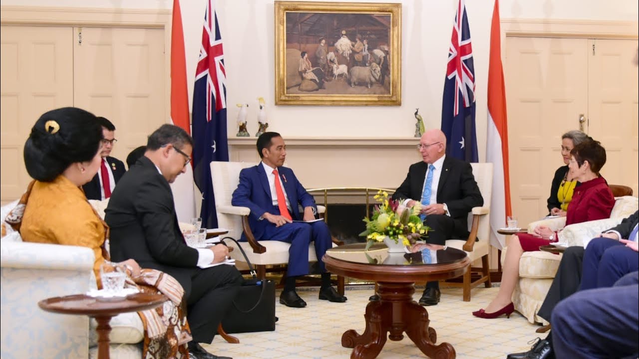 Penyambutan Kenegaraan oleh Gubernur Jenderal Australia, Canberra, 9 Februari 2020