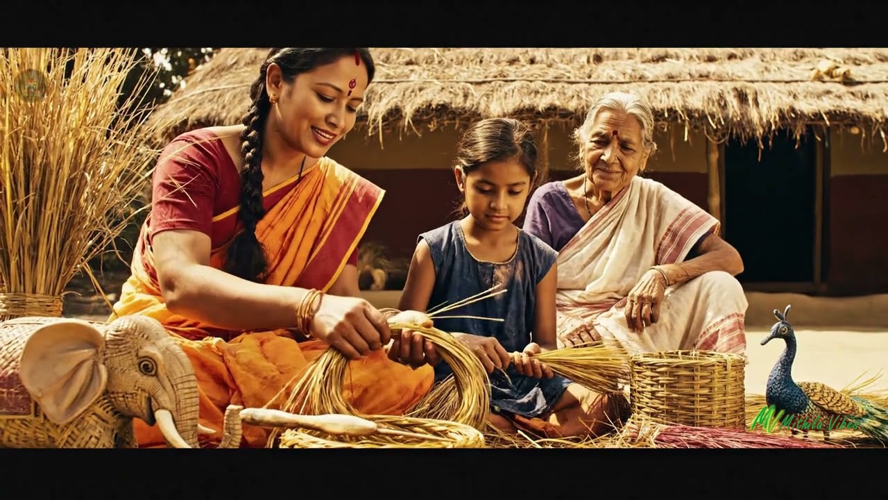 सिक्की &mdash; The Dying Art of Golden Grass Weaving in Mithila | Traditional Bihar Craft