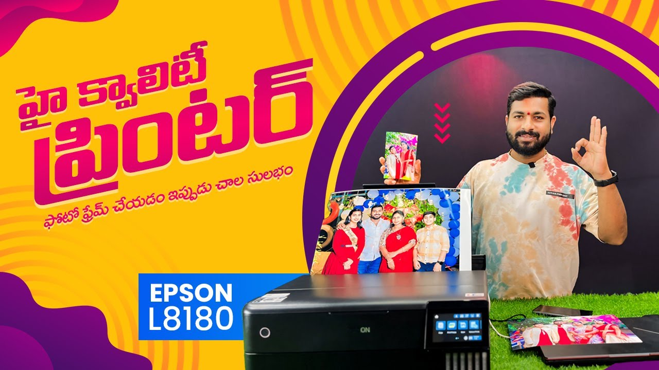 Photo Frame Printer .Epson L8180 printer High Qality photo printer.for Studio &Gift shops #epson