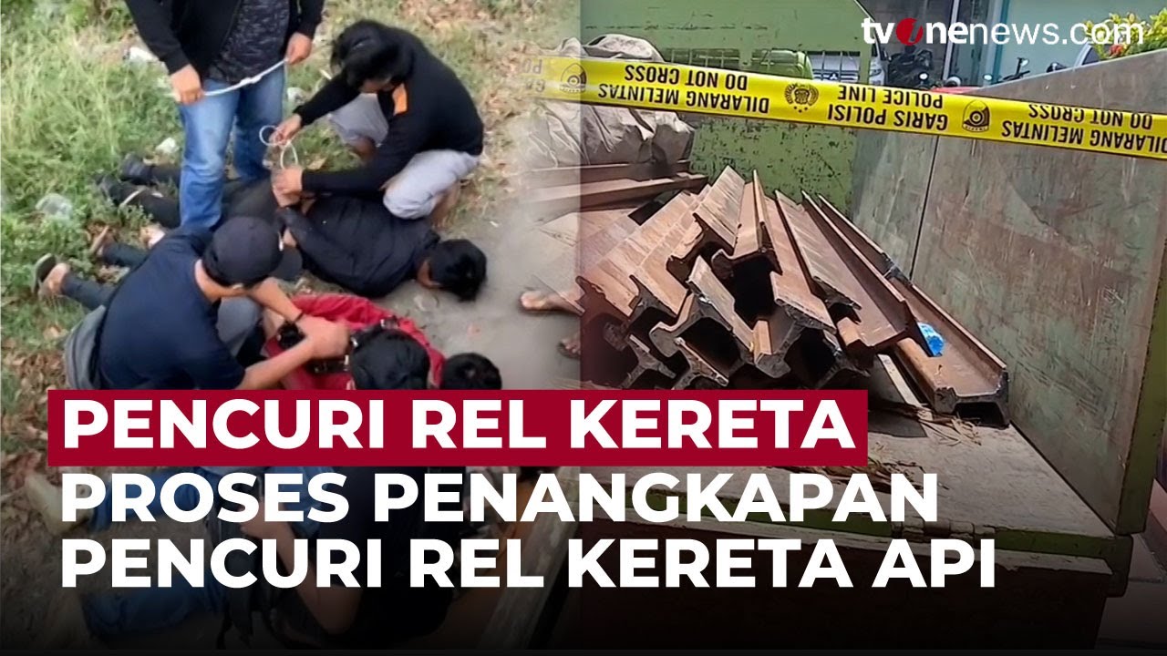 Polda Jabar Ringkus Komplotan Pencuri Rel Kereta Api, Sudah Sering Beraksi! | OneNews Update