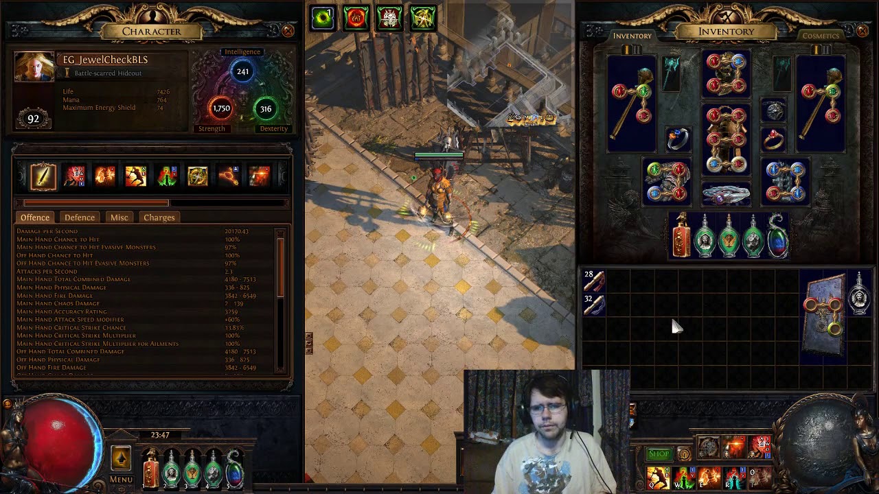 3.7 Legion Infernal Blow Scion Build video With Uber Elder Kill