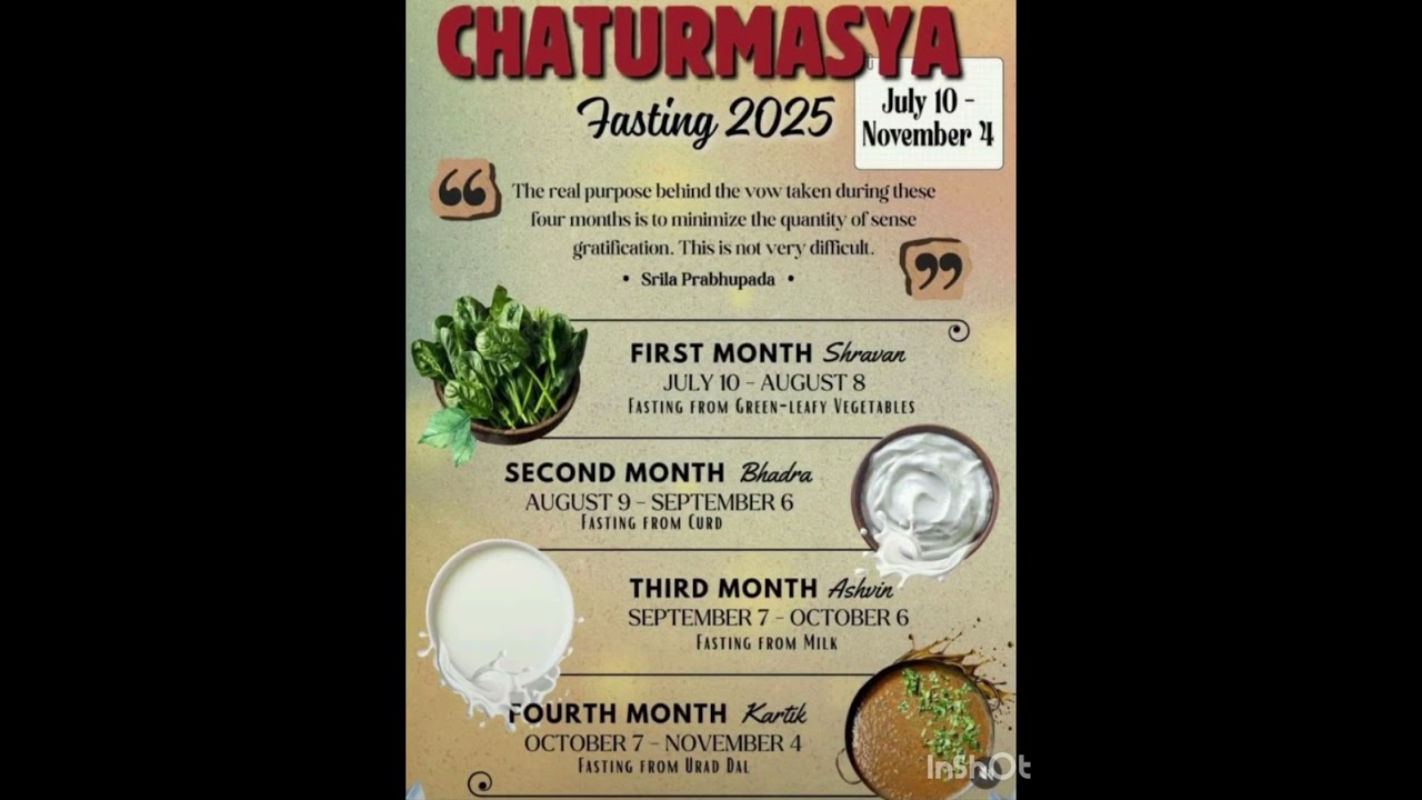 Chaturmasya 2025 🙏 #sprituality #fasting #soulpurification #bhakti