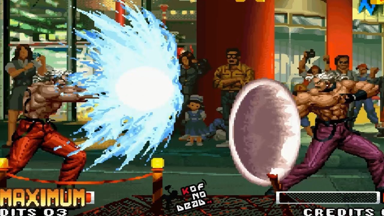 Rugal Escudo Regresar Poderes  vs Varios personajes KOF 95