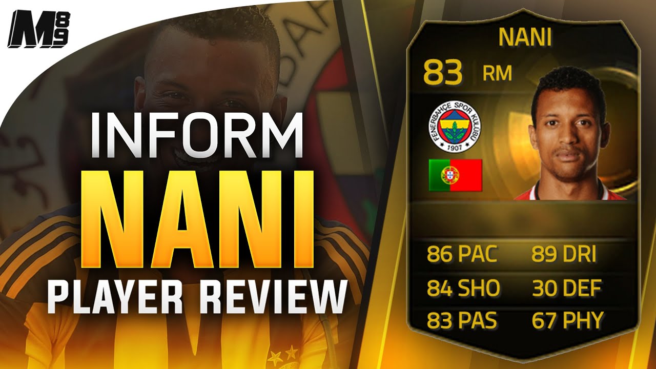 FIFA 15 IF NANI REVIEW (83) FIFA 15 Ultimate Team Player Review + In Game Stats
