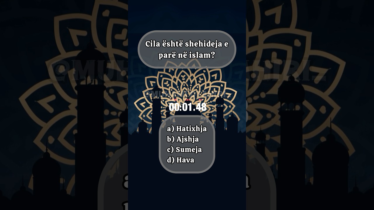 Kuiz Islam Shqip #kuizislamshqip #muslim #shqip #muhamedtahiri #ademramadani #ahmedkalaja #elvisna&ccedil;i