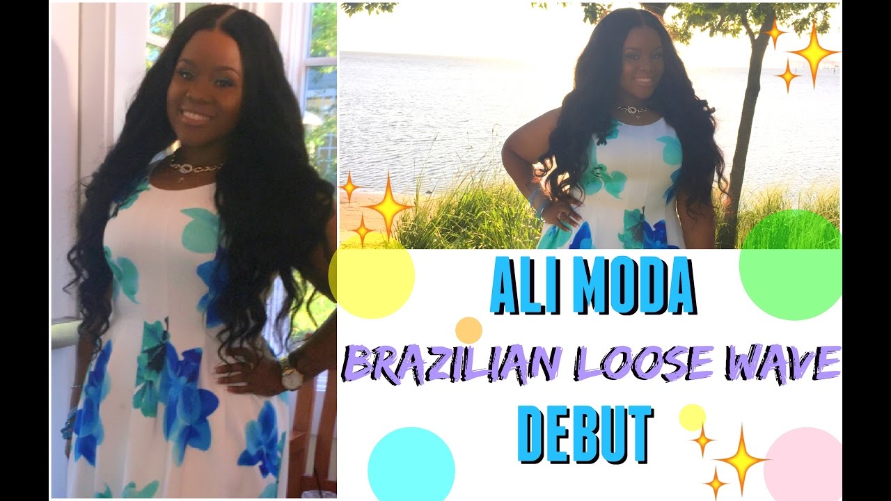 Ali Moda Brazilian Loose Wave Unboxing & Debut (Aliexpress)
