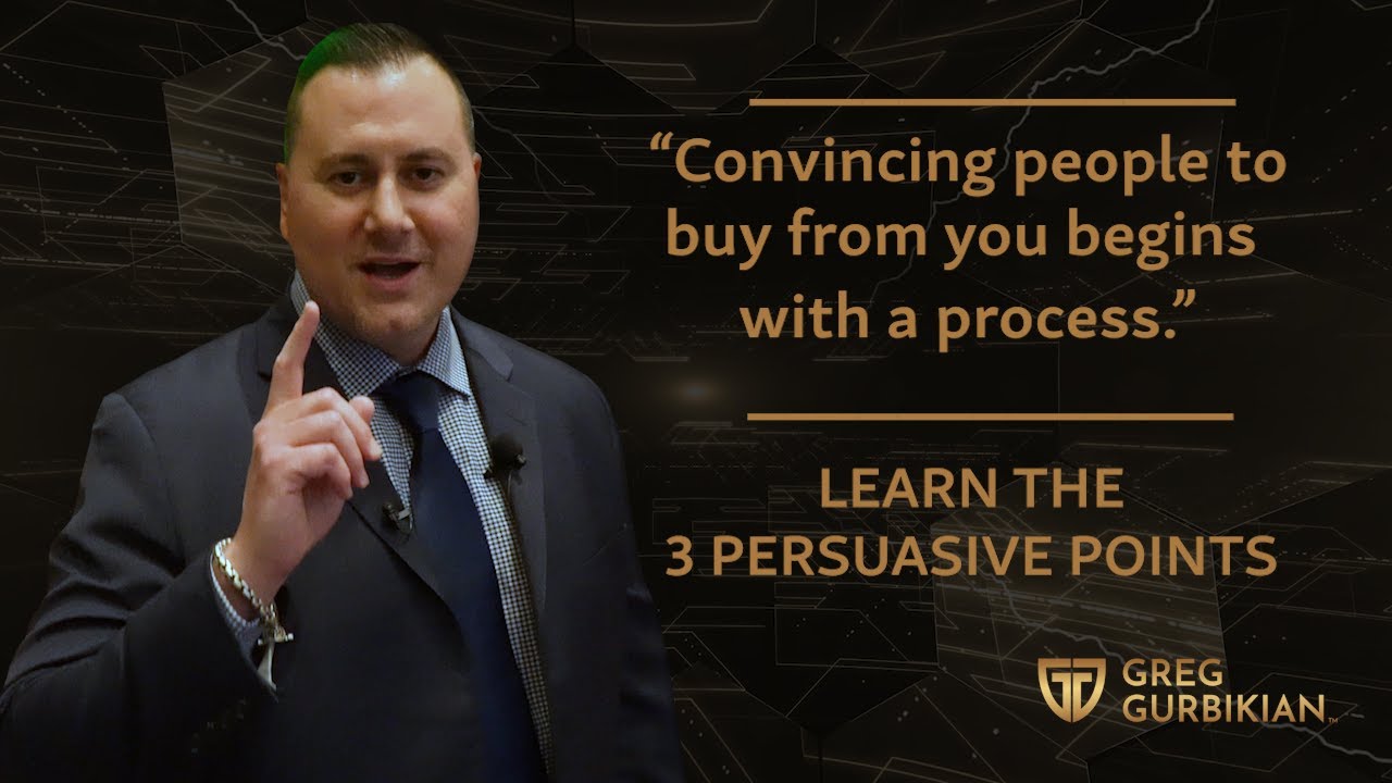3 Persuasive Points- How To Convince Anyone To Buy From You!