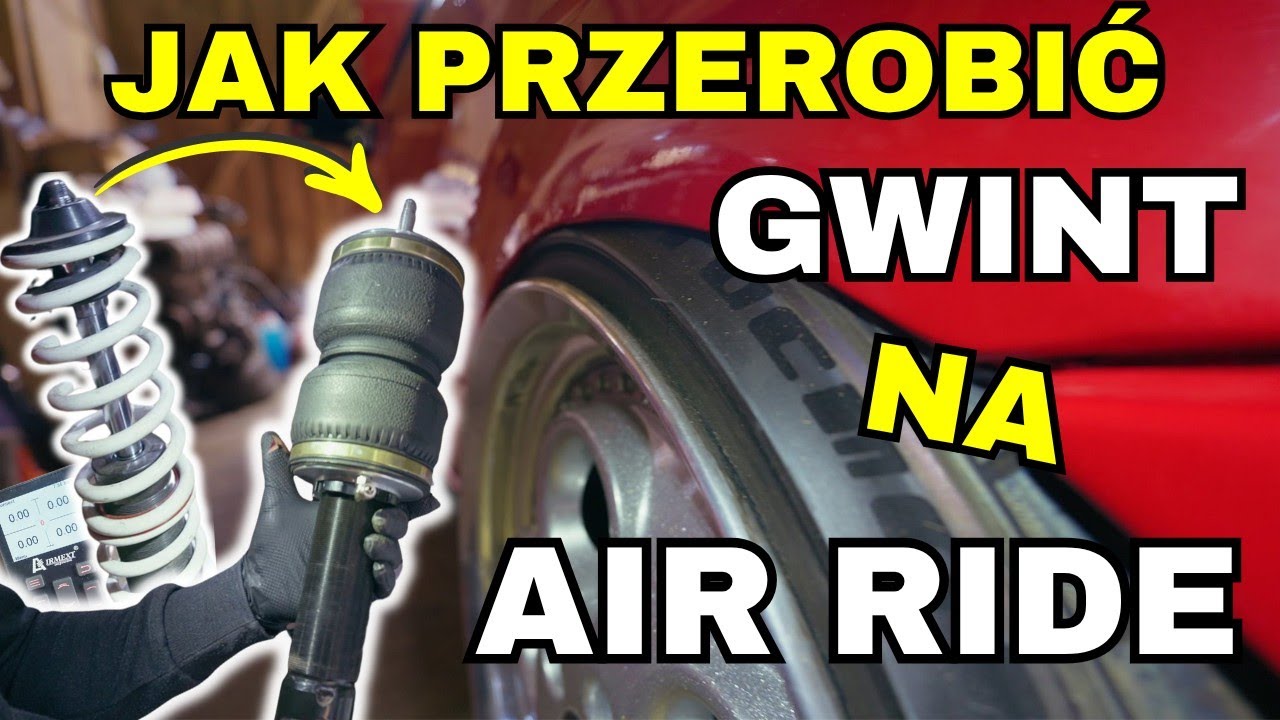 Golf III Cabrio montaż zawieszenia Airride