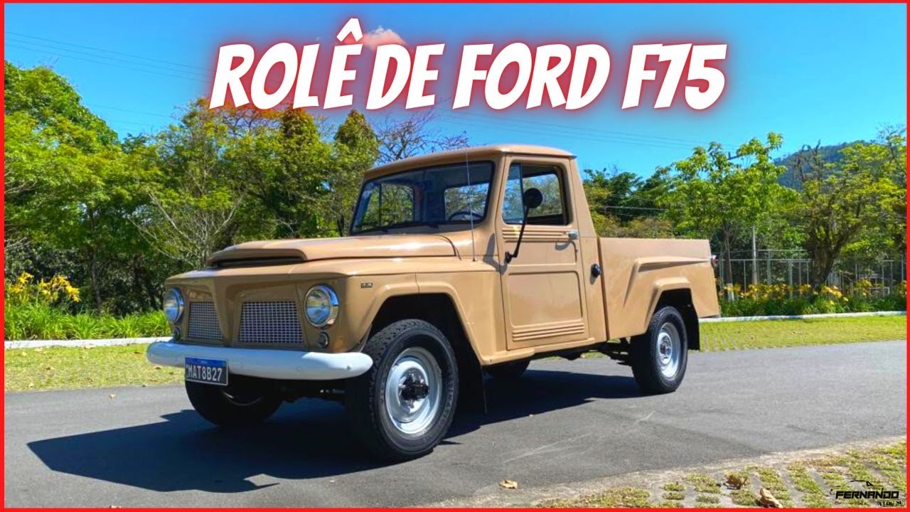 ROLÊ DE FORD F75 ANO 1976 MOTOR 6 CILINDROS 