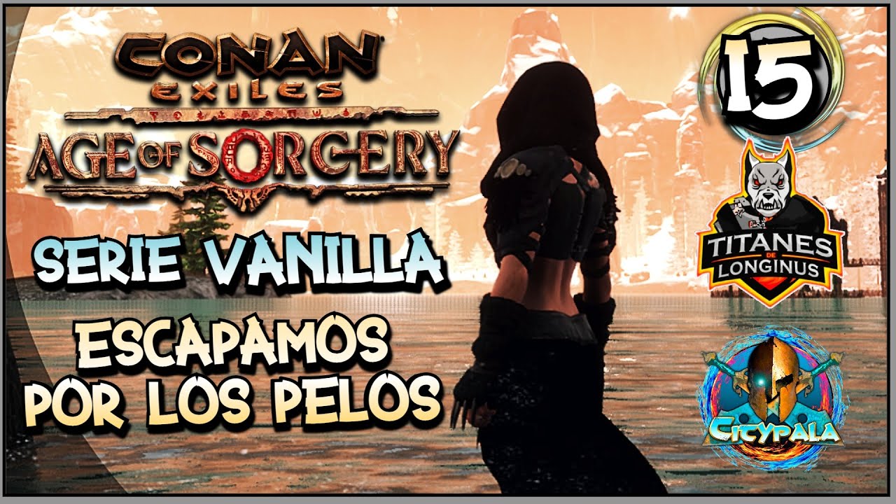 CONAN EXILES Age Of Sorcery - Gameplay - Servidor Vanilla cap 15 ( Venenos, PVP y mucho frio )