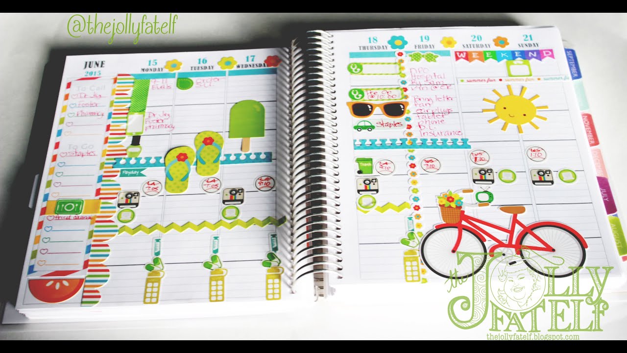 Plan with me Weekly Planning Session June 15