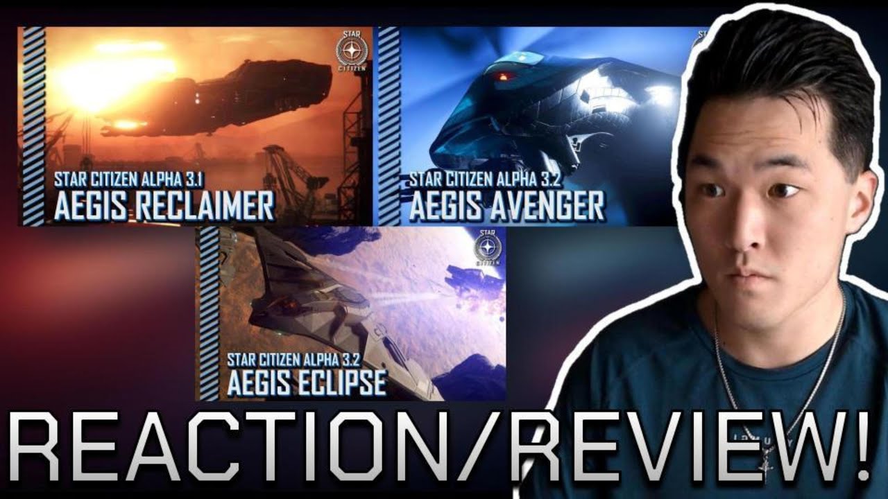 Ships from AEGIS DYNAMICS | Star Citizen Ship Commercials! Reaction!