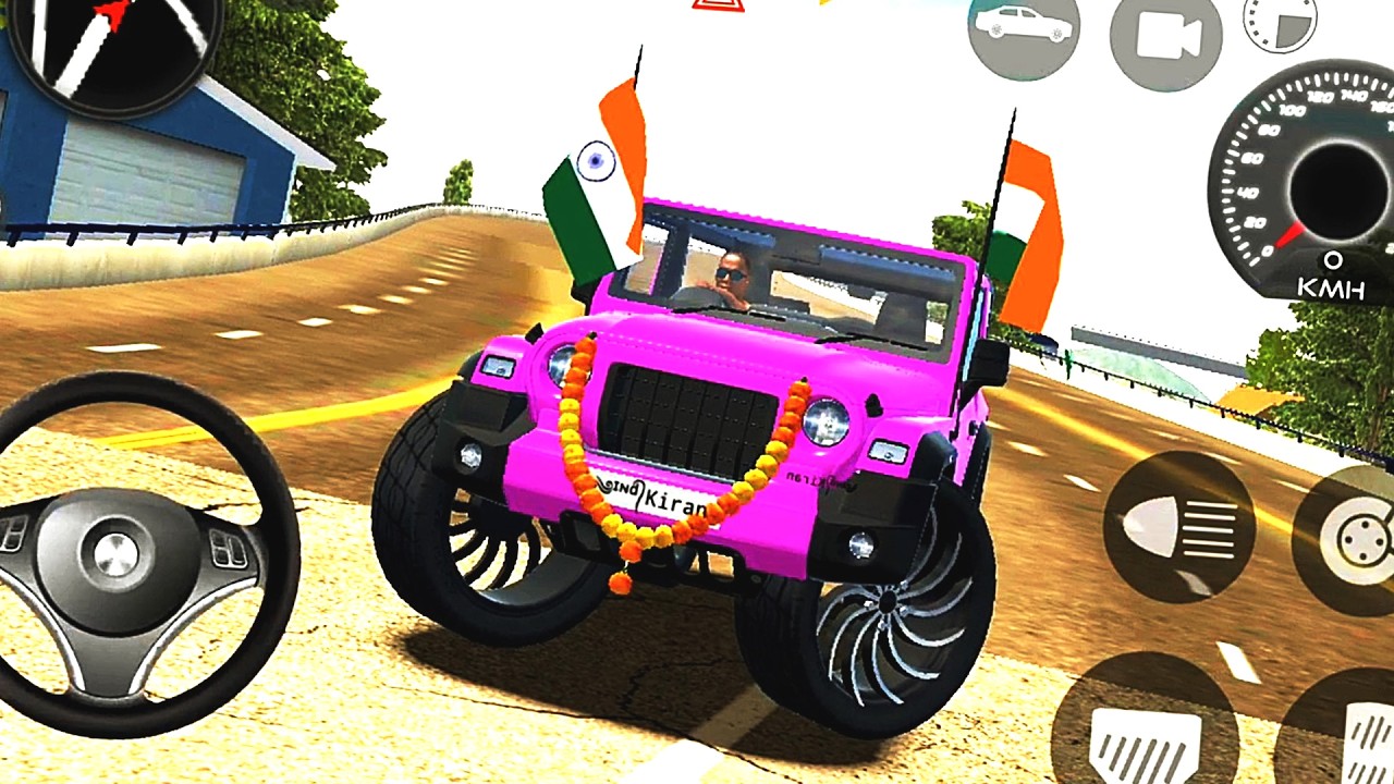 LIVE STREAM GAME 🔥 Modified Mahindra Thar Driving 3d 😈 Indian Car Simulator 3D Android Gameplay #6