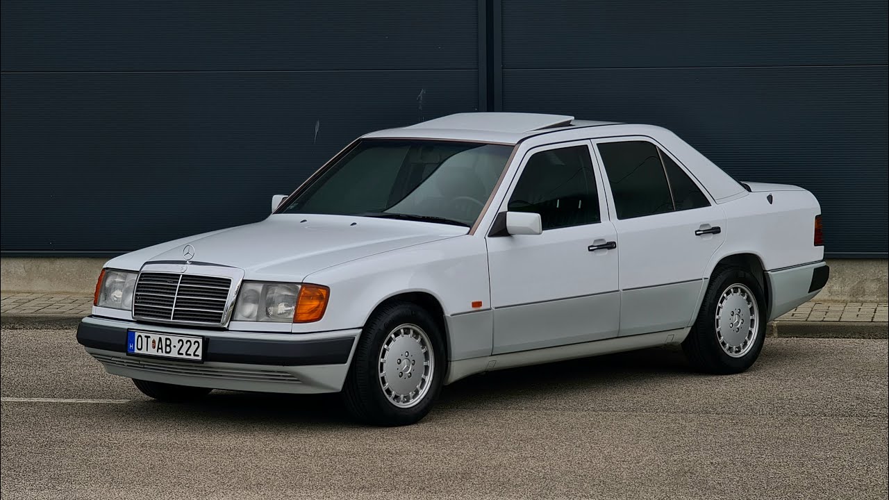 1992 Mercedes-Benz W124 250D Turbo 2.5 126HP Arctic White - MB-Tex Black Interior