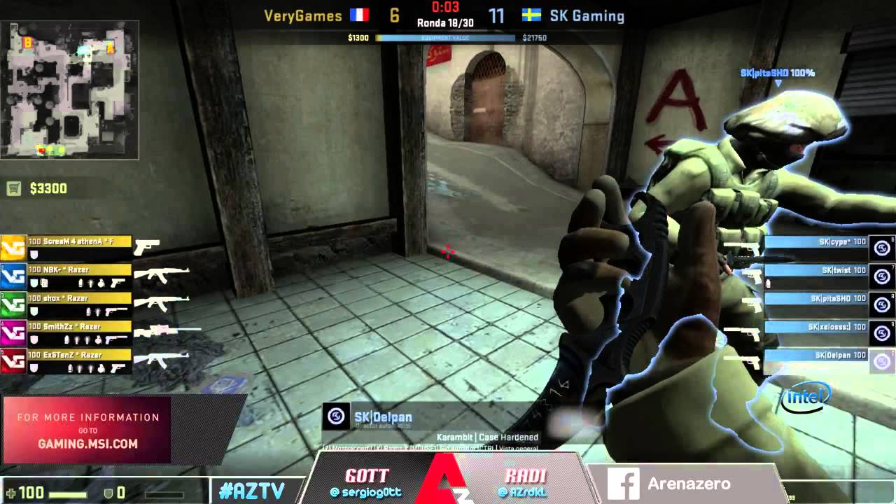 MSI Beat It EU: VeryGames vs SK-Gaming [2/3]