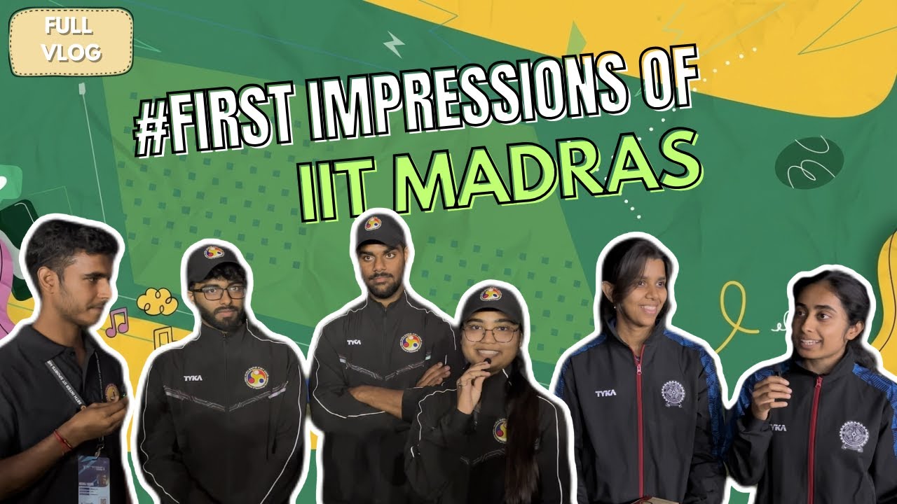 FIRST IMPRESSIONS OF IIT MADRAS | INTER IIT SPORTS MEET 2025 | OPENING CEREMONY